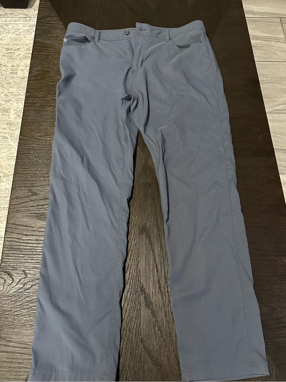 Gerry Weber Men's Straight-Leg Pants in Slate Blue